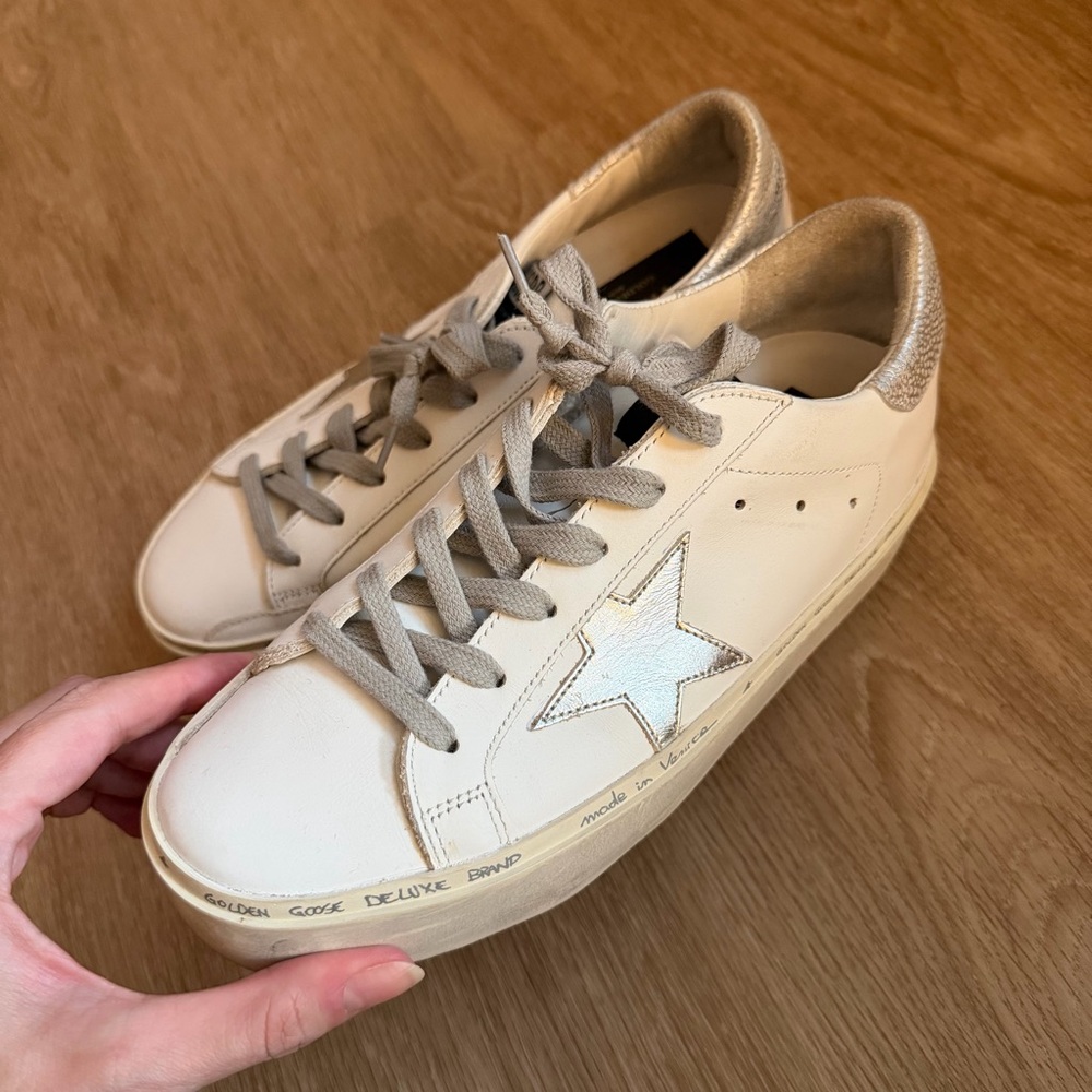 EUC Golden Goose hi-star sneakers 9 - Picture 6 of 8